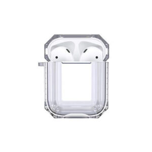 AirPods (1/2) | Silent Stødsikker Silikone Beskyttelse - Gennemsigtig