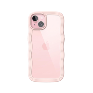 iPhone 14 - DeLX™ Wave Frame Silikone Cover - Pink