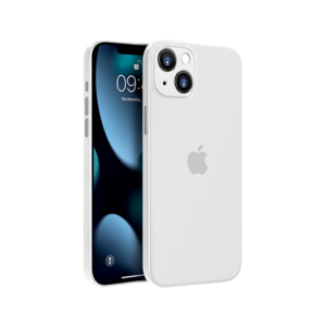 iPhone 14 - Ultratynd Matte Series Cover V.2.0 - Hvid/Klar